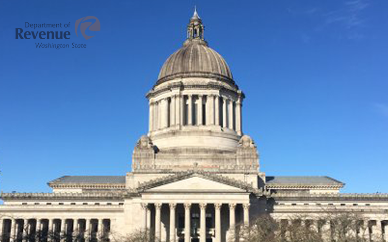 Picture of Washington State Capitol Dept. of Revenue logo