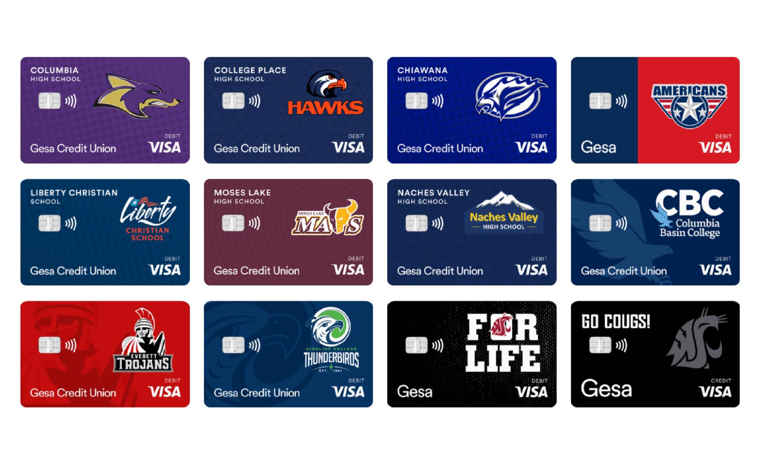 Gesa CU Affinity Cards