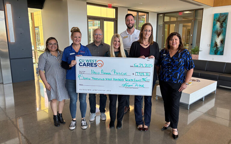 Credit Union West HALO Donation